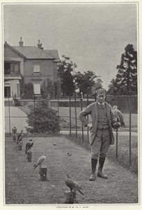 Sokolník se svým jestřábem od French Photographer