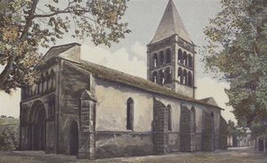 Aillas, Kostel, Ensemble S O od French Photographer