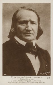 Alfred de Vigny (1797-1863), francouzský básník a romanopisec od French Photographer