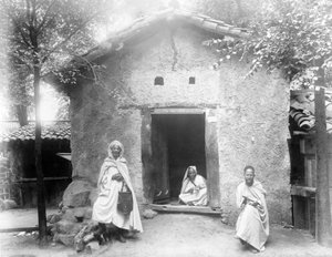 Příklad Kabyle House, pařížská výstava, 1889 od French Photographer
