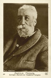 Anatole France, francouzský básník, novinář a romanopisec (č/b foto) od French Photographer