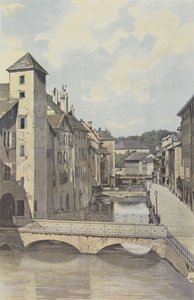 Annecy, kanál Thioux od French Photographer