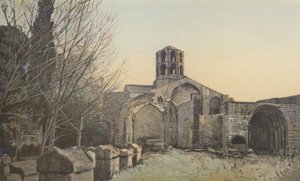 Arles, Les Alyscamps, kostel Saint-Honorat od French Photographer