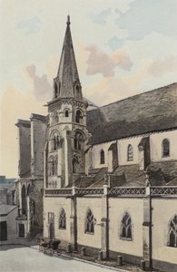 Auxerre, kostel Saint-Eusebe, severní fasáda od French Photographer
