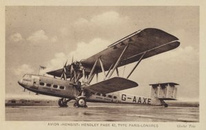Avion Hengist Hendley Strana 42, Typ Paříž-Londýn od French Photographer