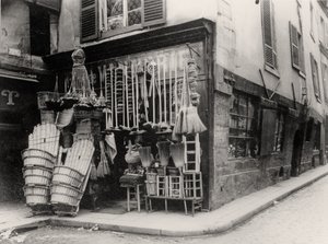 Basket shop, Paříž (č/b foto) od French Photographer