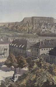 Belfort, Place dArmes a zámek od French Photographer