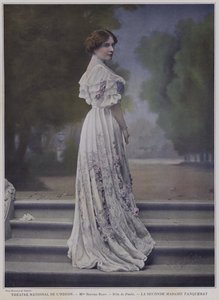 Berthe Bady jako Paula ve filmu Druhá paní Tanqueray (barevné foto)