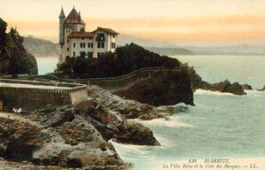 Biarritz, Villa Belsa, Cote Des Basques od French Photographer