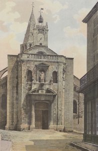 Bourg-Saint-Andeol, Kostel, Fasáda O od French Photographer