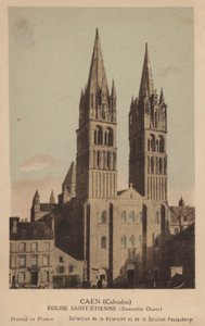 Caen, kostel Saint Etienne od French Photographer