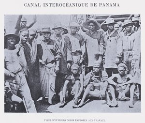Canal Interoceanico De Panama (černobílá fotografie) od French Photographer
