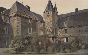 Carrouge, zámek, fasáda na nádvoří od French Photographer