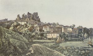 Chabrillan, Celkový pohled a zřícenina zámku od French Photographer