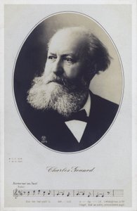 Charles Gounod , francouzský pianista a skladatel (čb foto) od French Photographer