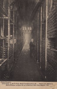 Chateau Lafite-Rothschild, Pauillac, Medoc, Knihovna sbírky vín od roku 1797 od French Photographer