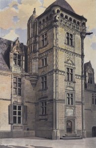Chemaze, Chateau de Saint-Ouen, věž schodiště od French Photographer