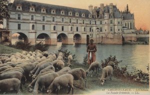 Chenonceaux, Zámky, Východní průčelí od French Photographer