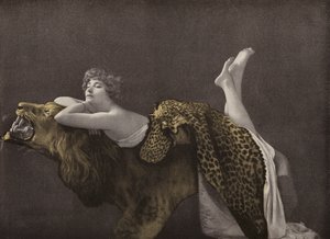 Collette Villy, francouzská herečka (kolorovaná fotografie) od French Photographer