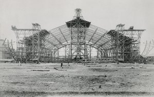 Výstavba Galerie des Machines pro výstavu Universelle z roku 1889 od French Photographer