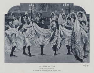 Tanečníci v Jardin de Paris (č/b foto) od French Photographer