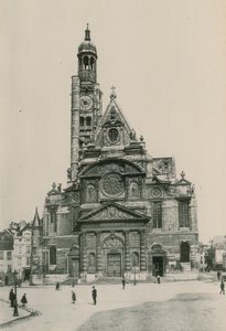 Kostel Saint-Etienne du Mont, Kostel St Etienne du Mont (fotoryt) od French Photographer