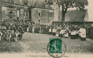 Posádka Bonnelles - Blessing of the Meule. Pohlednice odeslána v roce 1913. od French Photographer