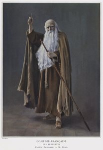 Eugene Silvain jako Frederick Barbarossa v Les Burgraves (barevné foto)
