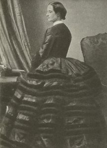 Eugenie De Montijo, manželka Napoleona III. (černobílá fotografie) od French Photographer