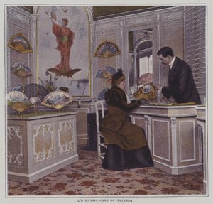 Fanoušci v Duvelleroy, Paříž (barevné foto) od French Photographer