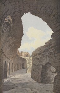 Frejus, Amfiteátr, Vnitřní pohled na galerii od French Photographer