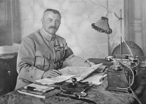 Generál Franchet dEsperey, vrchní velitel spojeneckých armád na Balkáně, 1914-19 od French Photographer