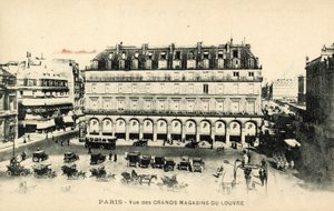 Obchodní dům Grands Magasins du Louvre, Paříž od French Photographer