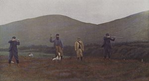 Střelba tetřevů ve Skotsku (barevné foto) od French Photographer