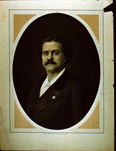 imp. Lemercier & Co. portrét muže (sépiová fotografie) od French Photographer