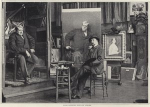 Jules Lefebvre ve své dílně od French Photographer