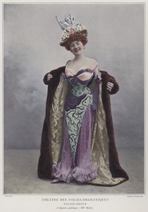 Juliette Mealy , francouzský herec a zpěvák (barevné foto) od French Photographer
