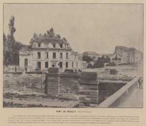 Pařížská komuna, Pont De Neuilly, Cote de Puteaux (černobílá fotografie) od French Photographer