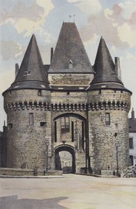 La Ferte-Bernard, městská brána, strana vchodu (radnice) od French Photographer