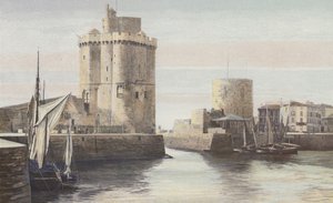La Rochelle, Vjezd do přístavu, Tour Saint-Nicolas, Tour de la Chaine od French Photographer
