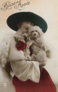 Dáma drží malého psa od French Photographer