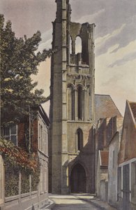 Larchant, kostelní věž, Cote O od French Photographer
