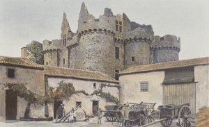 Le Breuil-sous-Argenton, zřícenina zámku de Beaupinay od French Photographer