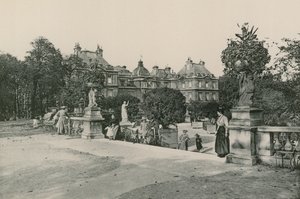 Le Jardin du Luxembourg, Lucemburská zahrada (hlubotisk) od French Photographer