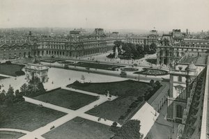 Le Nouveau Louvre, The New Louvre (fotoryt) od French Photographer