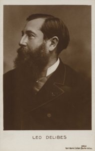 Leo Delibes , francouzský skladatel (1836-1891) od French Photographer