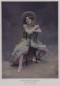 Lise Berry , francouzská herečka (barevné foto)