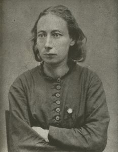 Louise Michel, Pařížská komuna (černobílá fotografie) od French Photographer