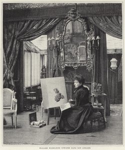 Madeleine Lemaire ve své dílně od French Photographer