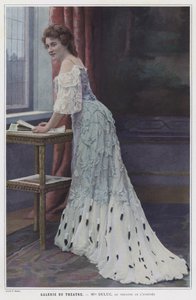 Mademoiselle Duluc , francouzská herečka (barevné foto) od French Photographer